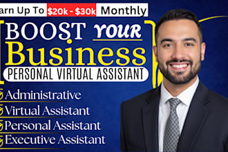 be your personal virtual assistant executive assistant administrative VA