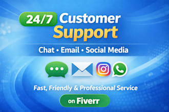 manage chat and email support