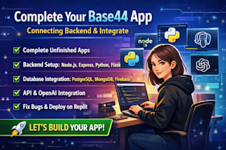 complete your rork app, connecting backend integrate