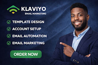 design a email newsletter in klaviyo or mailchimp
