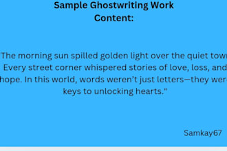 ghostwrite engaging content in your voice