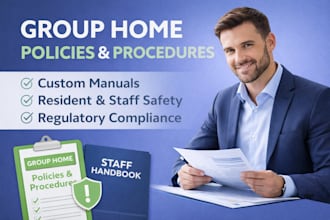 write group home policies and procedures manuals