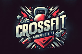 do crossfit competition logo with free source file