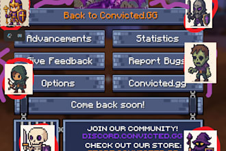 design custom minecraft gui for your game or server