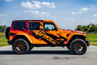 design branding car wrap, vehicle wrap, truck wrap