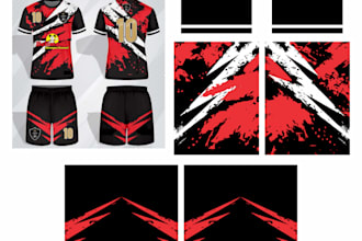vectorize your image, sports uniform design for sublimation