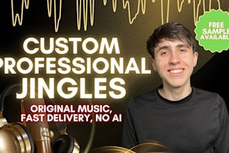 compose a professional jingle for ads, brands or podcasts