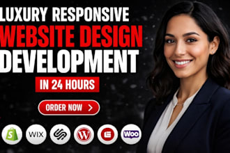 create a luxury website elegant jewelry website build luxury website design