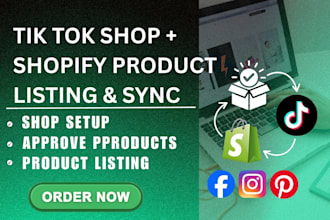 cross list or sync shopify products to tiktok shop fast and easy via spl