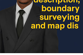 do legal land description, boundary surveying and map