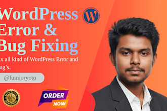 fix any kind of wordpress error and bug and woocommerce and database error