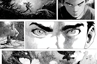 comic book illustration with comic book illustrator
