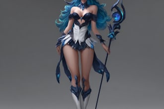 draw anime illustration for you