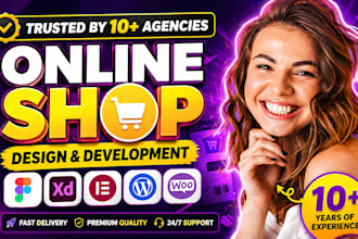 design ecommerce store and online shop using woocommerce