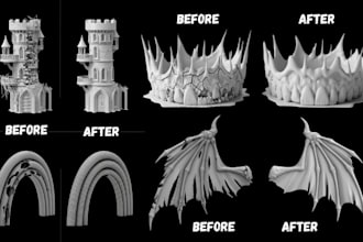 stl file repair, mesh fix, file repair, stl repair, modify files for 3d printing