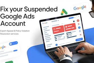 fix your suspended google ads account and appeal policy violations