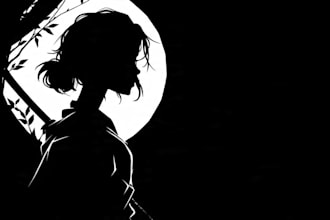 make awesome professional silhouette