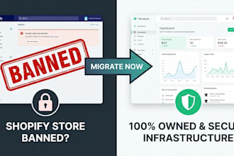 migrate your banned shopify store to a secure independent self hosted platform