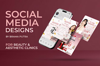 design social media post for beauty aesthetic