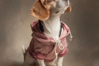 draw your dog or any pets into cartoon