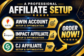 get you an aprove on your account such as ,awin ,cj affilate