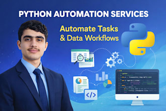 automate tasks and data workflows using python