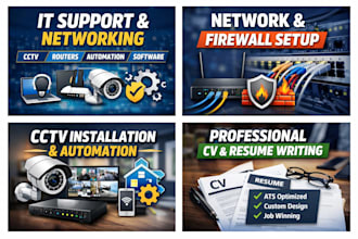 handle IT support, networking, and automation setup
