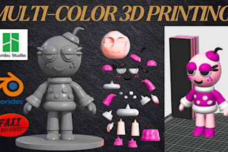 color and covert stl to 3mf, split fix multicolor paint bambu studio 3d printing