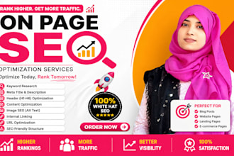 do wordpress on page SEO and fix technical issues