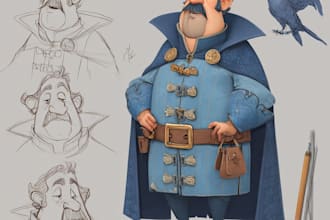 do  amazing  dnd character for you