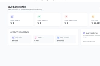 provide stock inventory management software pos system
