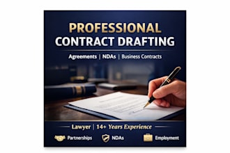 draft professional legal agreements and business contracts