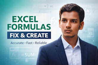 create and fix any excel formula with accurate results