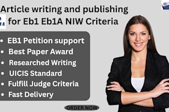 write and publish research article, best paper award, eb1a, eb1b, eb1c, eb1 niw