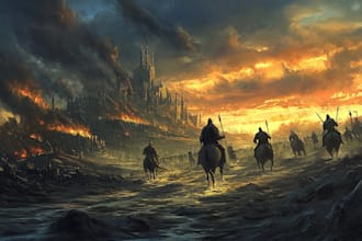 do fantasy landscape illustrations