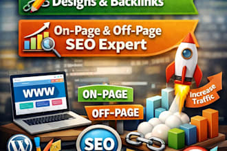design blogging website on page or off page SEO