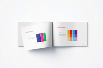 design a unique brand identity, logo and brand guidelines