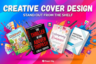 do professional book cover design for amazon KDP