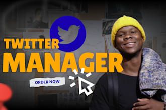 be your twitter x manager and grow your account
