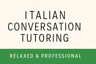 help you to improve your ciao