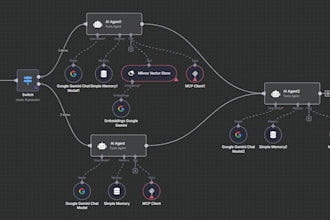 develop n8n automation, ai agents