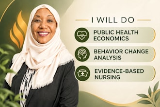 do public health economics, behavior change analysis, evidence based nursing
