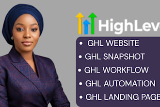 build ghl saas ghl workflow ghl automation and ghl landing page