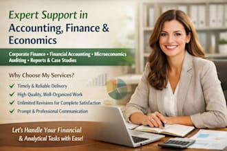 do accounting, finance, economics, case studies, reports, spss, statistics