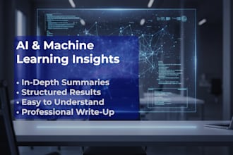 provide ai and machine learning insights with structured research
