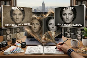 professionally fix blurry photos to HD quality in 24 hours