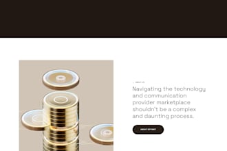 design a 3d landing page with custom 3d website elements