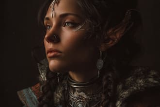 do realistic or fantasy portrait