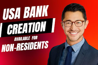 create USA business bank for non resident  physical address and proof of address