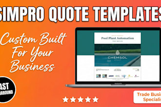 create custom simpro quote and invoice templates for your business